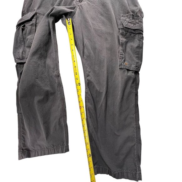 Carhartt Force Mens Gray Cargo Pants Relaxed Ripstop Pockets Durable 42x30 - Picture 16 of 16